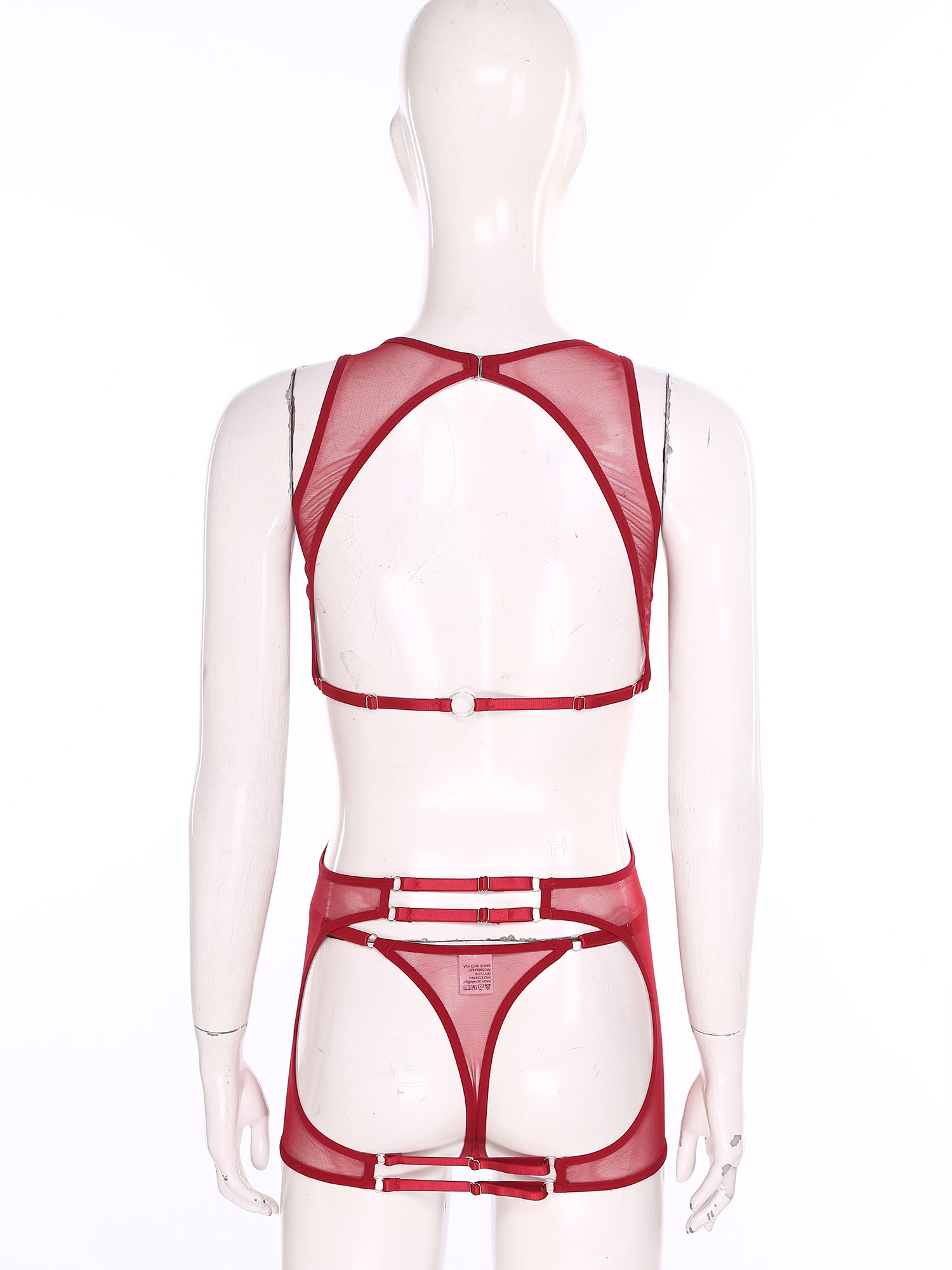 Sexy Mesh Sheer Bodycon Dress - Kadınlar için Seksi Şeffaf File Mini