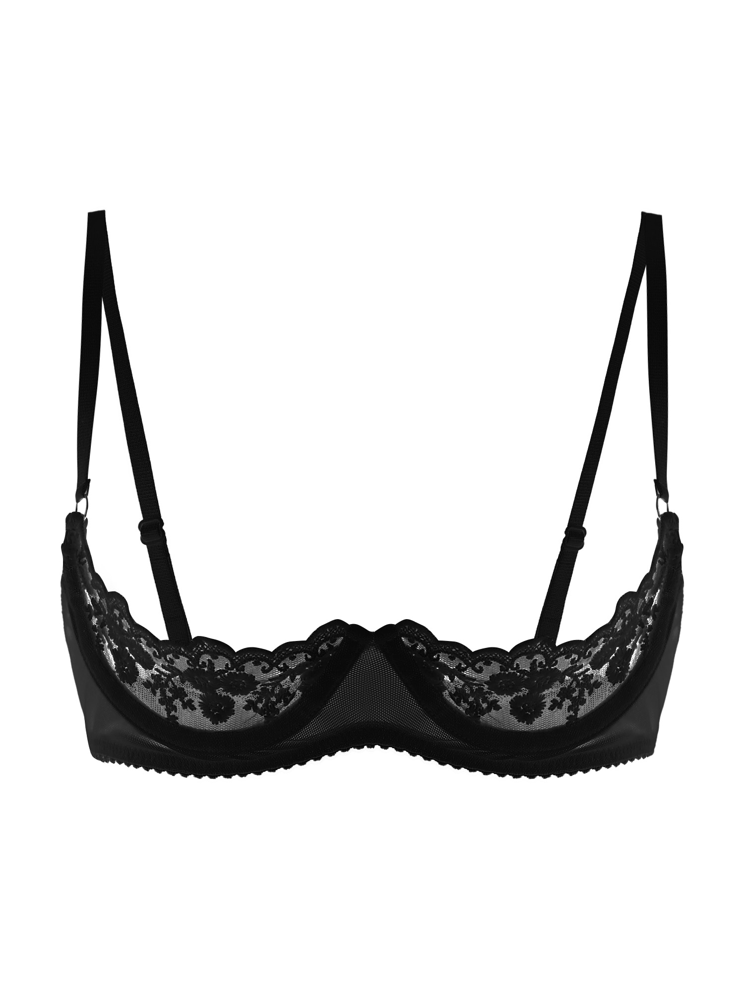 Lingerie - Kadınlar için Seksi Açık Kuplu Sütyen,