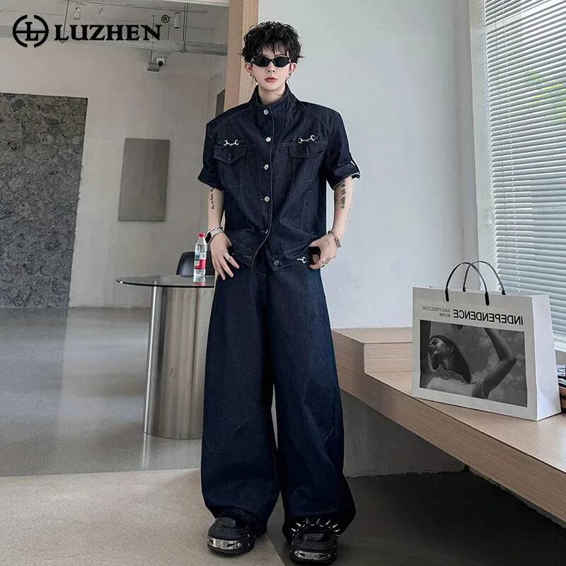 Jeans - LUZHEN Handsome 2026 Yaz Yeni Denim