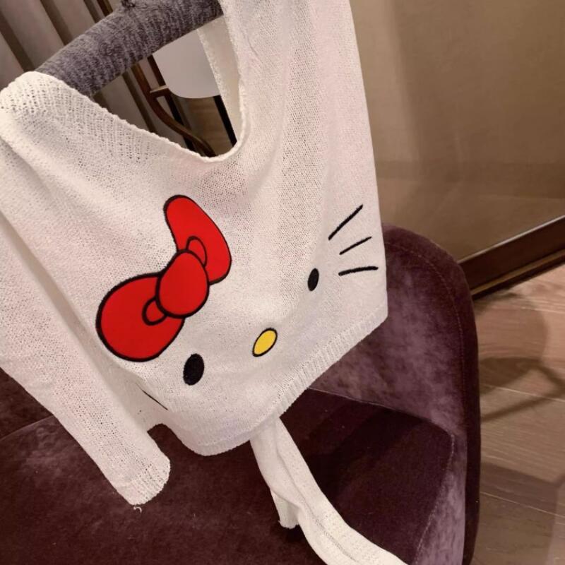 Dresses - 2026 Yeni Hello Kitty Desenli Şal