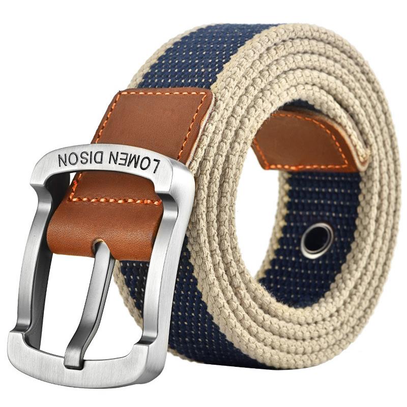 Jeans - Kalınlaştırılmış Naylon Kemer Gençlik Kanvas Kemer