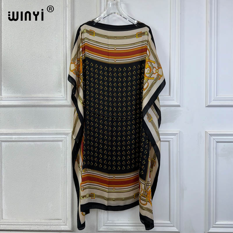 Boho Summer Beach Maxi Dress - WINYI Yaz Elbiseleri Seksi Afrikalı Kadınlar