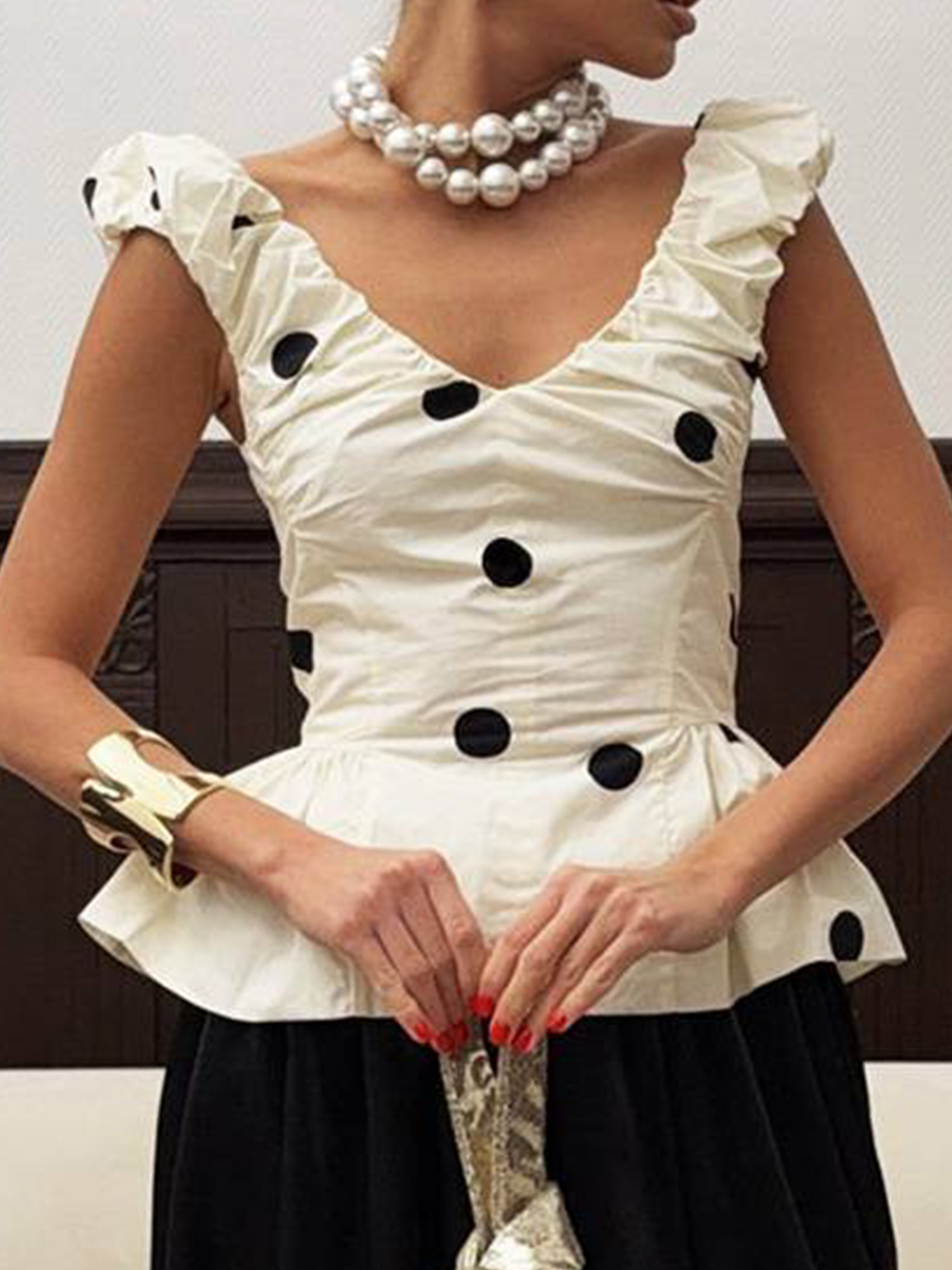 Kadın 2 Parça Puantiyeli Elbis - Dresses incelemesi ve fiyatı