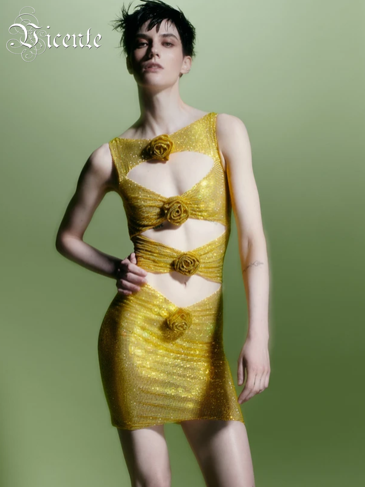 VC kadin lüks parti elbise ışı - Sparkly Rhinestone Club Party Dress incelemesi ve fiyatı