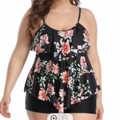 Tankini Kadın Bikini Çiçek Des - Tops incelemesi ve fiyatı