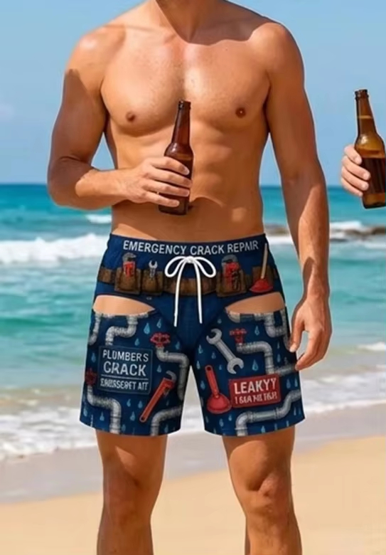 Kişiye Özel Komik Deniz Şortla - Swimwear incelemesi ve fiyatı