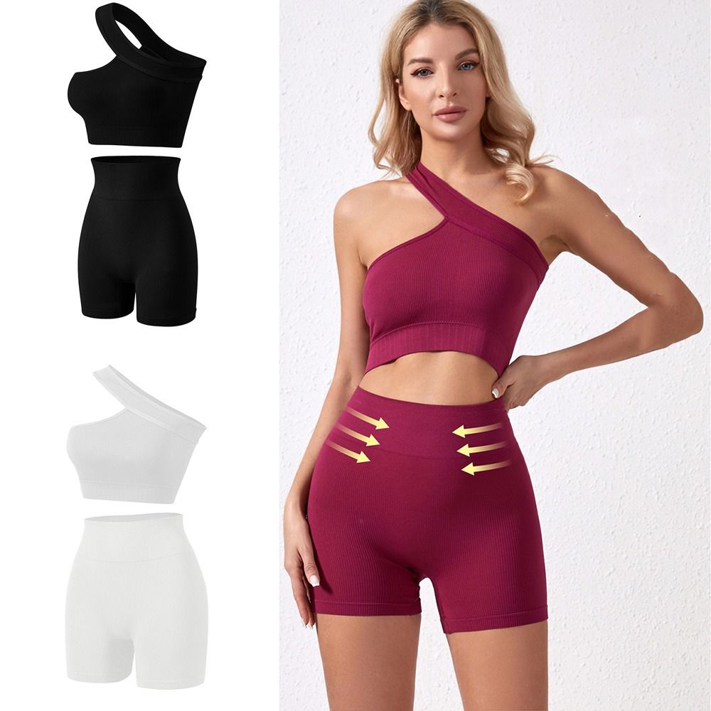 2 Parça Rahat Dikişsiz Kadın S - Seamless Ribbed Workout Tank Top incelemesi ve fiyatı