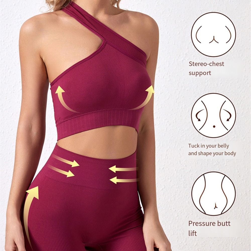 2 Parça Rahat Dikişsiz Kadın S - Seamless Ribbed Workout Tank Top incelemesi ve fiyatı
