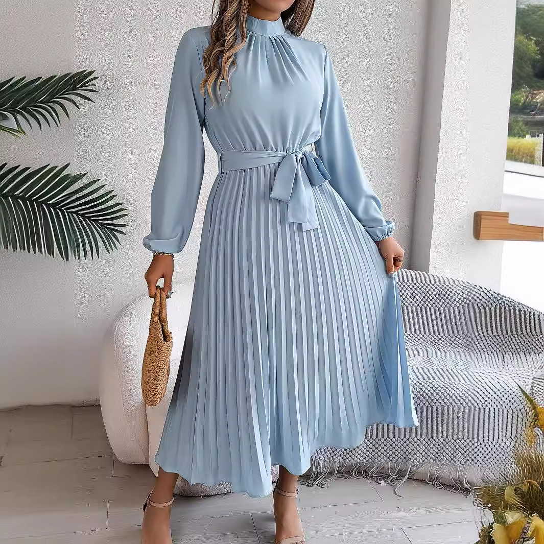 2025 Zarif Uzun Kollu Moda Elb - French Vintage Floral Midi Dress incelemesi ve fiyatı