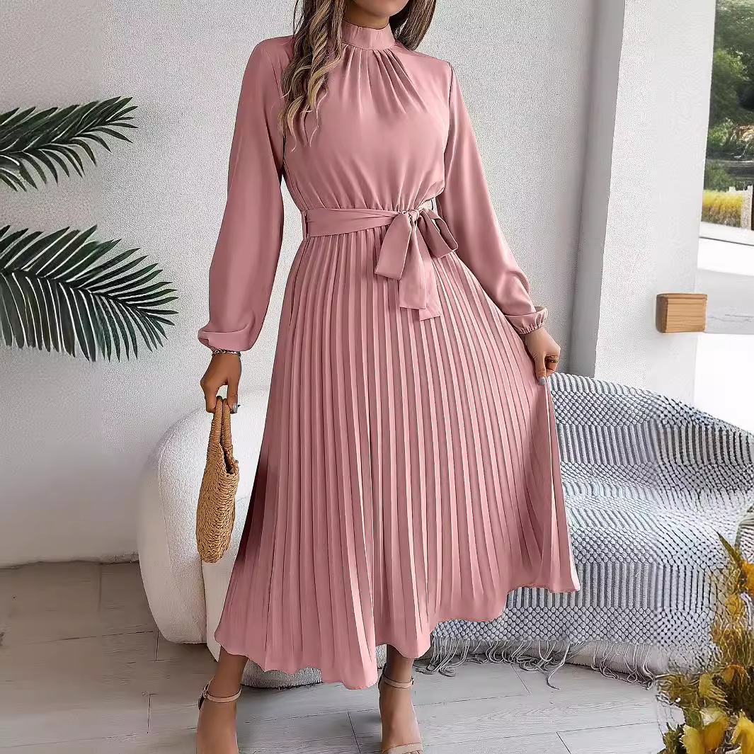 2025 Zarif Uzun Kollu Moda Elb - French Vintage Floral Midi Dress incelemesi ve fiyatı