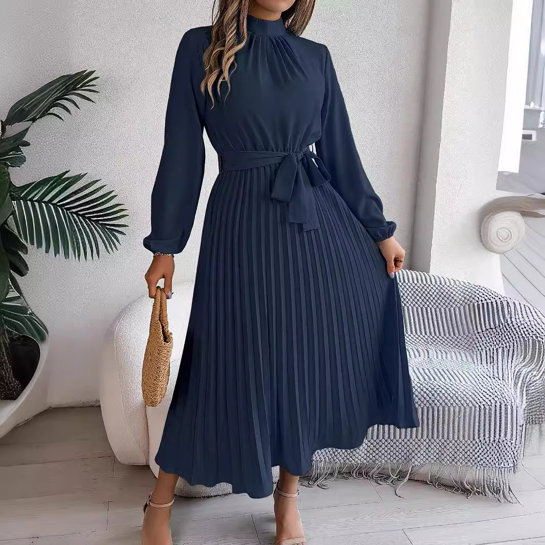 2025 Zarif Uzun Kollu Moda Elb - French Vintage Floral Midi Dress incelemesi ve fiyatı