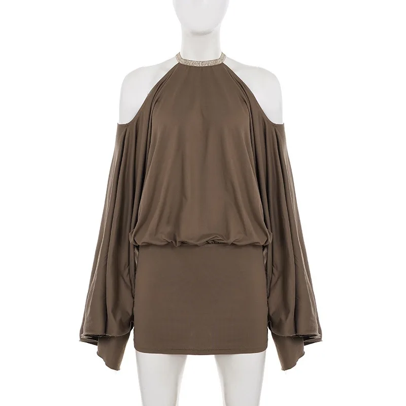 Avrupa Amerikan Sıcak Kadın El - Y2K Backless Halter Mini Dress incelemesi ve fiyatı