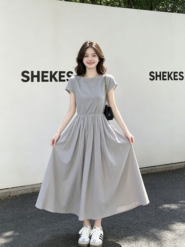 Artı Boyutu Kadın Kore Tarzı Z - Korean Style A Line Shirt Dress incelemesi ve fiyatı