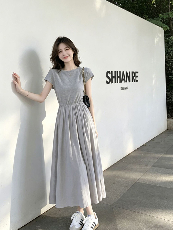 Artı Boyutu Kadın Kore Tarzı Z - Korean Style A Line Shirt Dress incelemesi ve fiyatı
