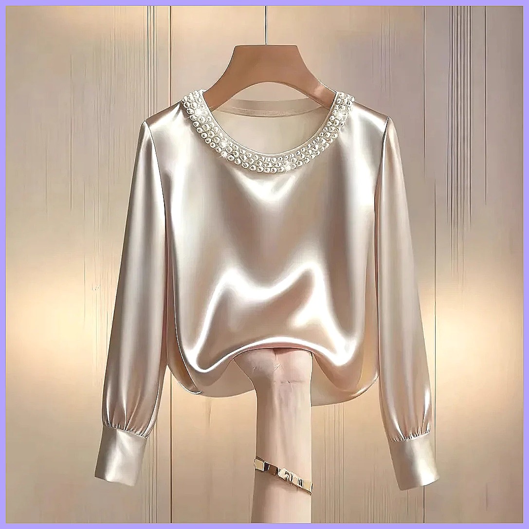 Kadınlar için Zarif Boncuklu S - Blouses incelemesi ve fiyatı