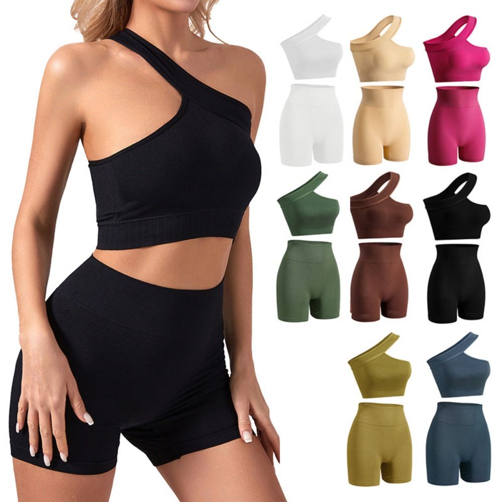 2 Parça Günlük Dikişsiz Kadın  - Seamless Ribbed Workout Tank Top incelemesi ve fiyatı