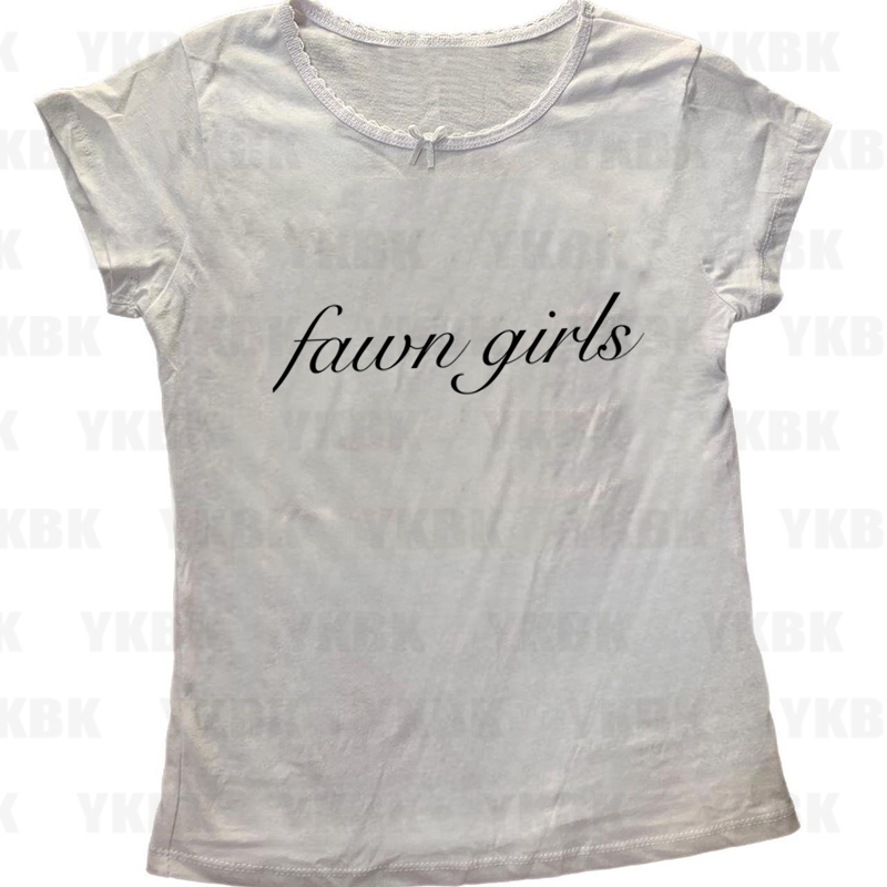 Y2K Mektup Günlük Kıyafetler E - Y2K Graphic Baby Tee Crop incelemesi ve fiyatı