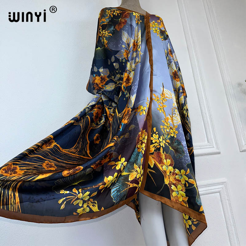 WINYI 2023 V Yaka Afrika Modas - Boho Summer Beach Maxi Dress incelemesi ve fiyatı