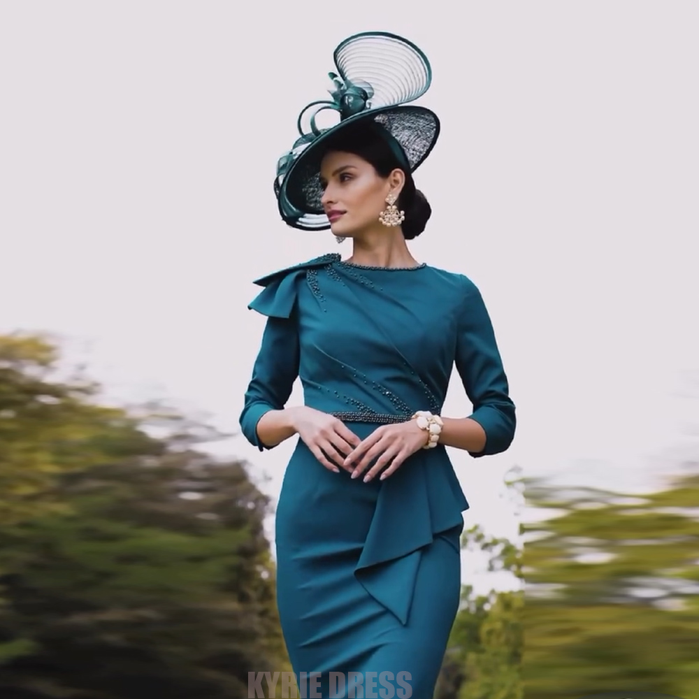 Zarif Gelin Annesi Elbisesi Öz - Elegant Satin Evening Gown Split incelemesi ve fiyatı