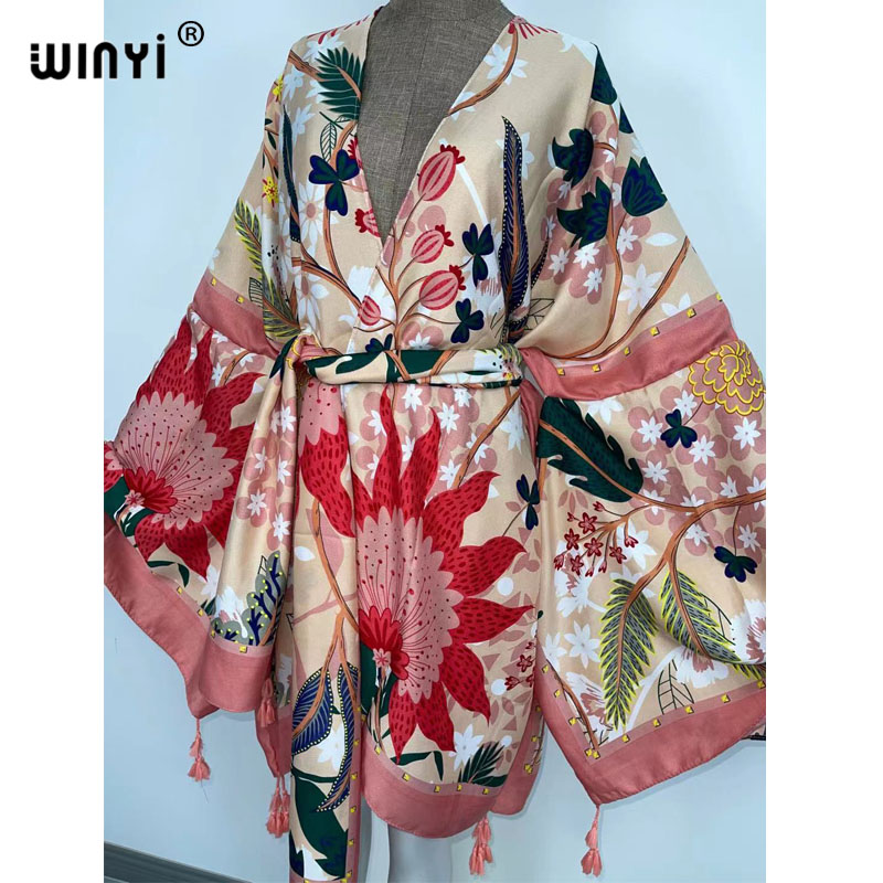 WINYI sonbahar elbiseler kadın - Boho Summer Beach Maxi Dress incelemesi ve fiyatı