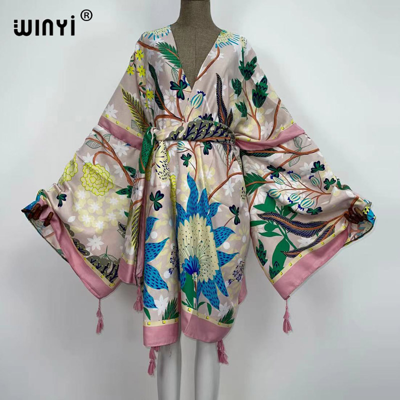 WINYI sonbahar elbiseler kadın - Boho Summer Beach Maxi Dress incelemesi ve fiyatı