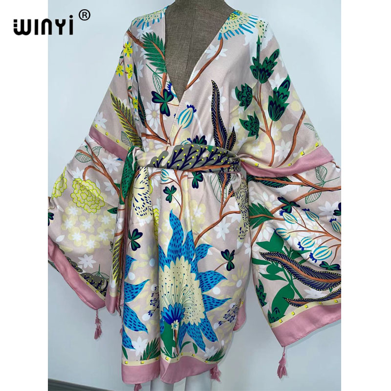 WINYI sonbahar elbiseler kadın - Boho Summer Beach Maxi Dress incelemesi ve fiyatı