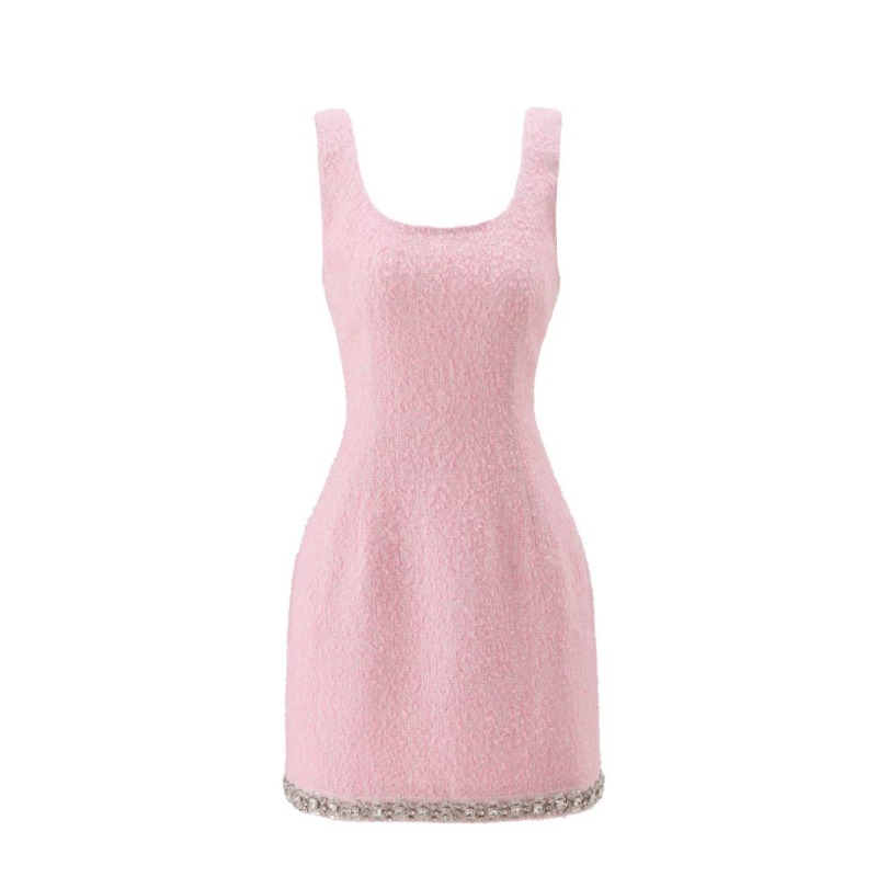Premium Pembe Tüvit Kadın İki  - Tweed Two Piece Blazer Dress incelemesi ve fiyatı