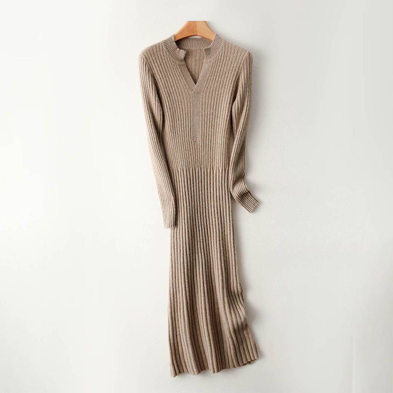 Akıllı Minimalist Nervürlü 202 - Bodycon Long Sleeve Ribbed Dress incelemesi ve fiyatı