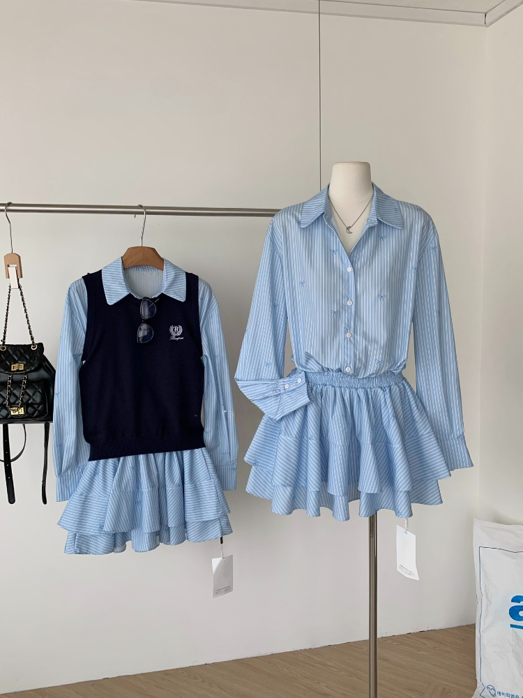 İlkbahar Sonbahar Kore Modası  - Korean Style A Line Shirt Dress incelemesi ve fiyatı