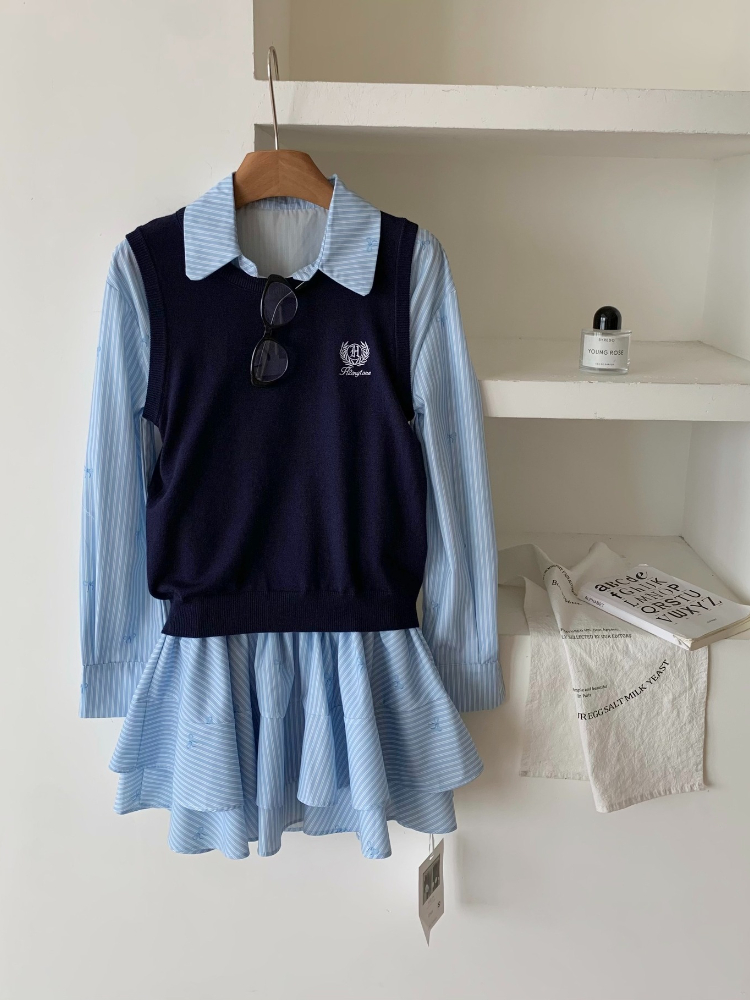 İlkbahar Sonbahar Kore Modası  - Korean Style A Line Shirt Dress incelemesi ve fiyatı