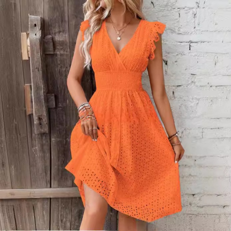 Yeni Avrupa Yazlık Fırfırlı Ko - French Vintage Floral Midi Dress incelemesi ve fiyatı