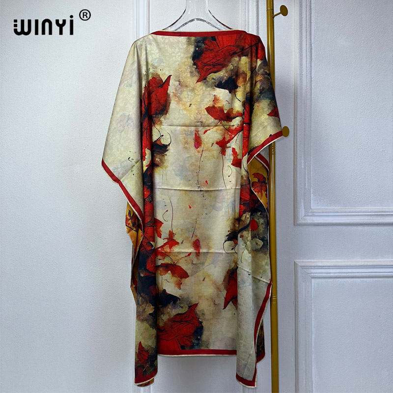 WINYI plaj elbise yüksek kalit - Boho Summer Beach Maxi Dress incelemesi ve fiyatı