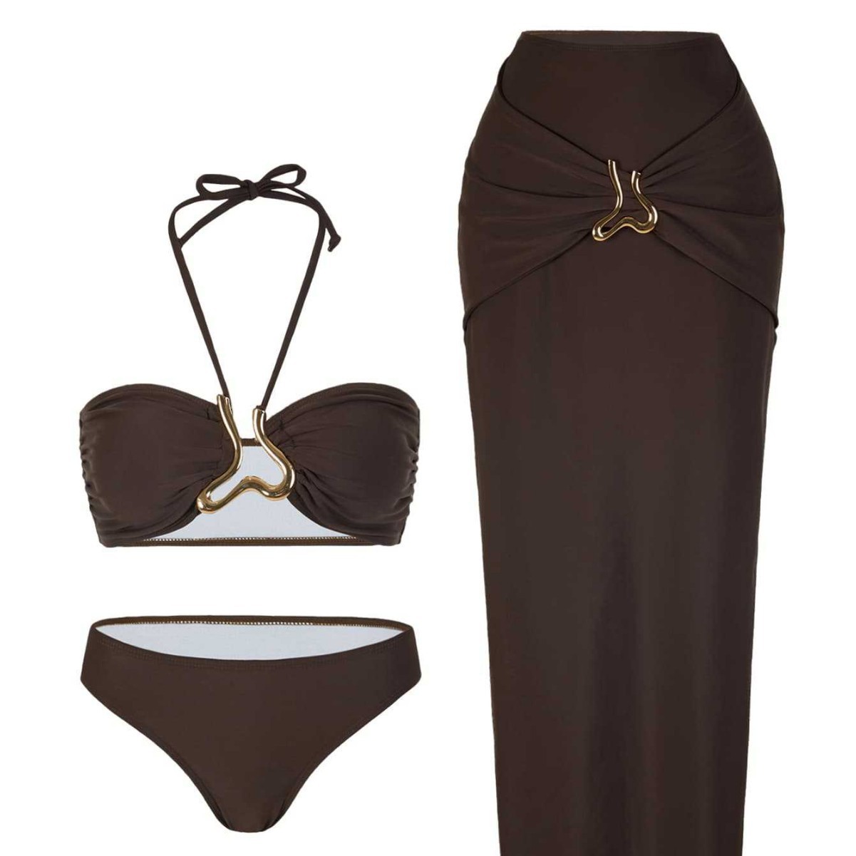 Kadın Kolsuz Tankini Bikini Bo - Swimwear incelemesi ve fiyatı