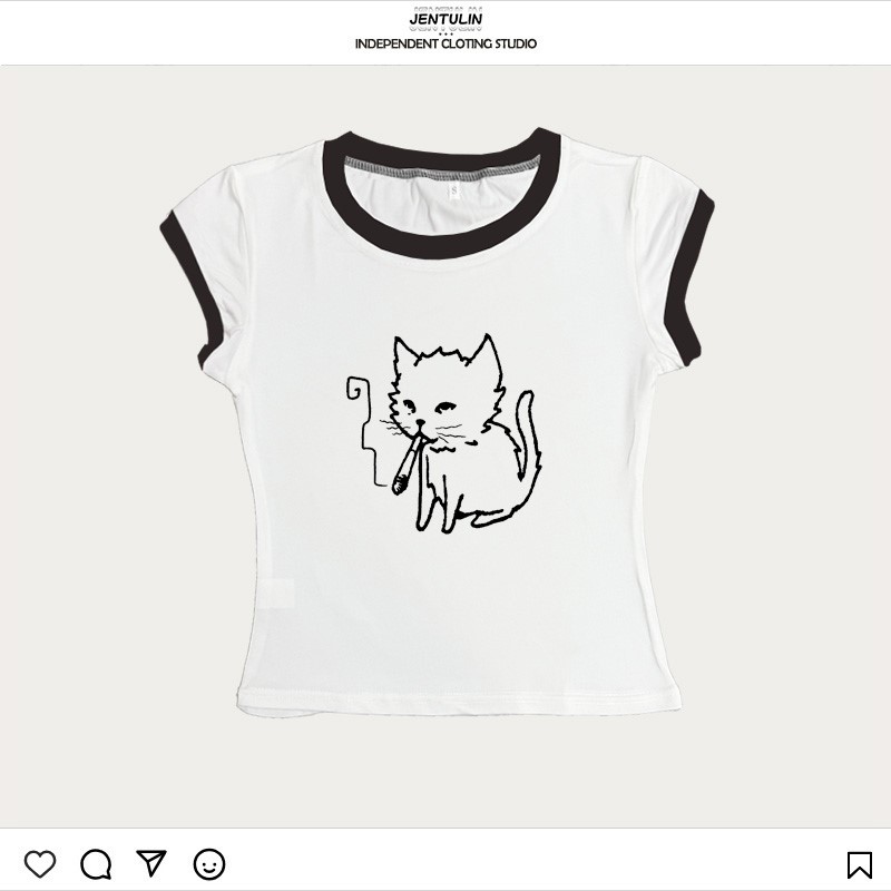 Kore Tarzı Y2K 90'lar Baby Tiş - Y2K Graphic Baby Tee Crop incelemesi ve fiyatı