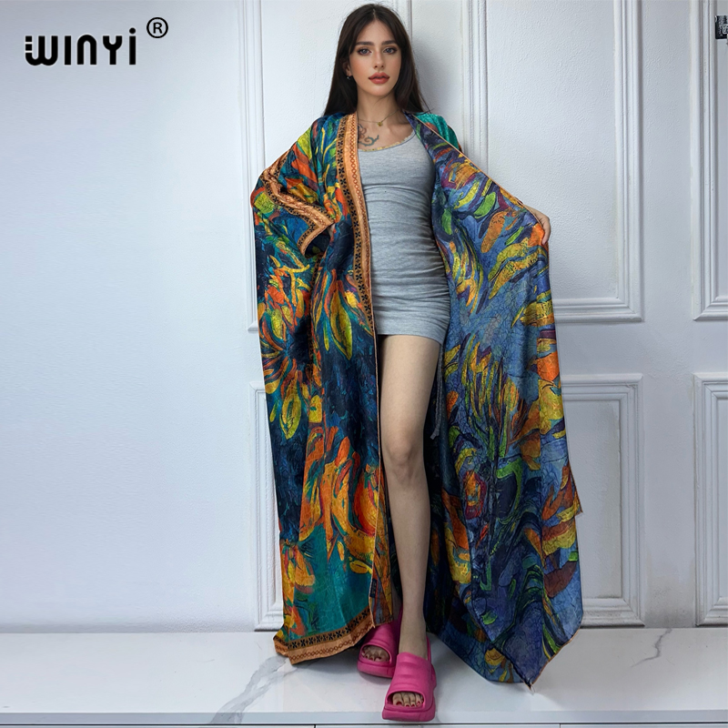 WINYI yüksek kalite boho baskı - Boho Summer Beach Maxi Dress incelemesi ve fiyatı