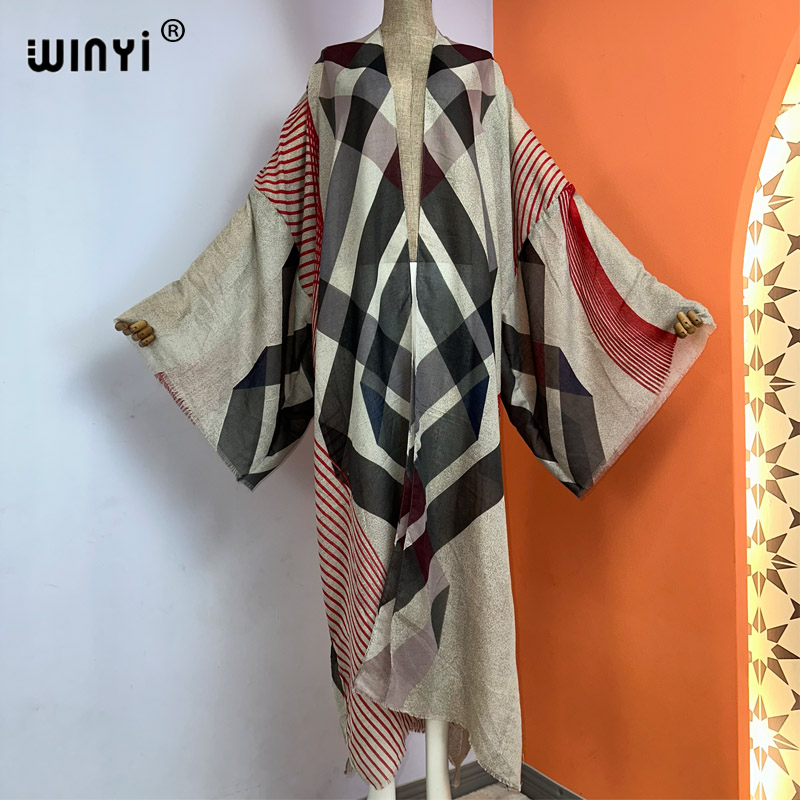 WINYI kimono yaz boho baskı ka - Boho Summer Beach Maxi Dress incelemesi ve fiyatı
