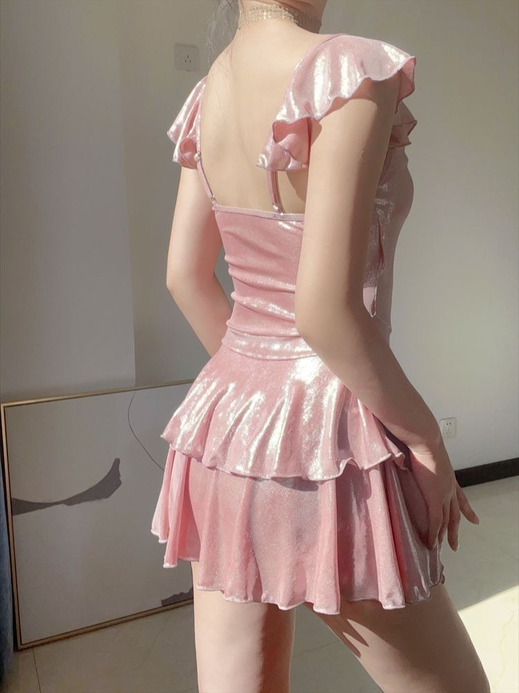 Güzel görünümlü parlak pembe m - Skirts incelemesi ve fiyatı