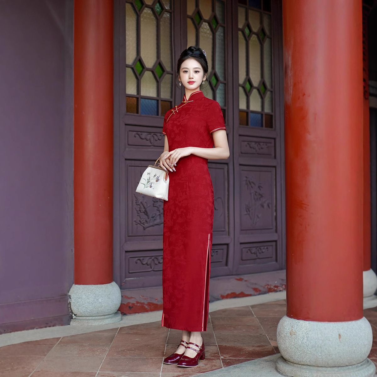Yeni Cheongsam Uzun Elbise Miz - Dresses incelemesi ve fiyatı